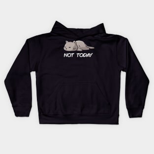 Not Today Cat Kids Hoodie